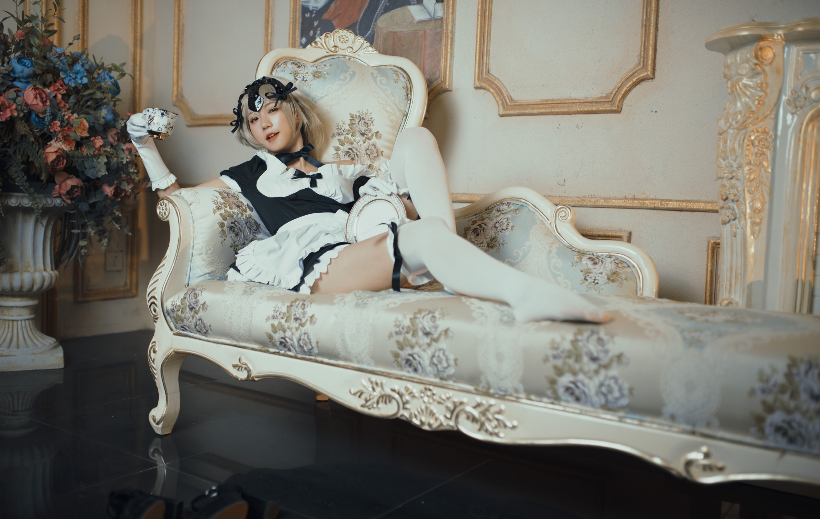 图片[1]-蓝小沂KiKi – NO.003 黑贞德女仆 [11P]-XikXak